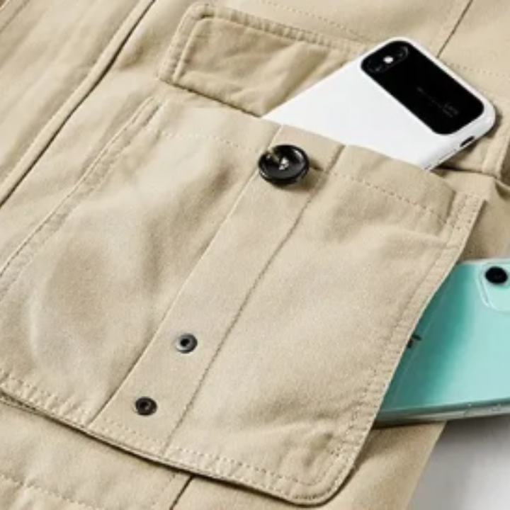 Elegante und gepolsterte Winterjacke