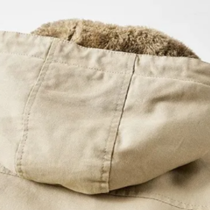 Elegante und gepolsterte Winterjacke