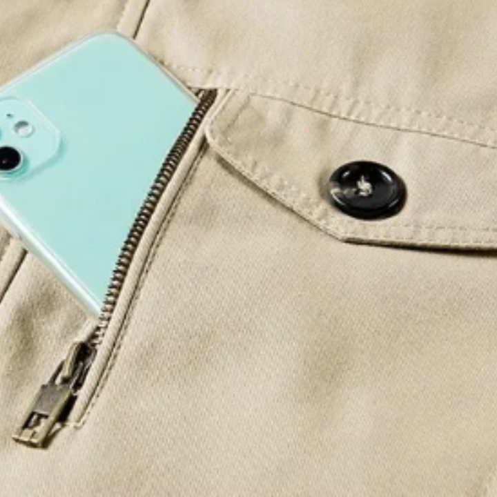 Elegante und gepolsterte Winterjacke