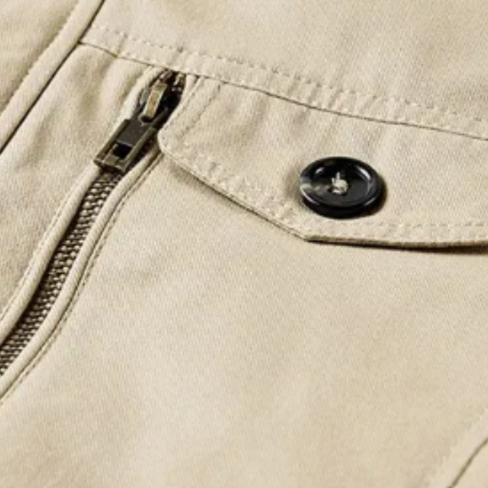 Elegante und gepolsterte Winterjacke