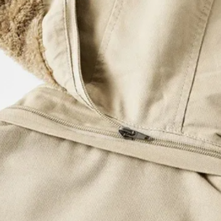 Elegante und gepolsterte Winterjacke