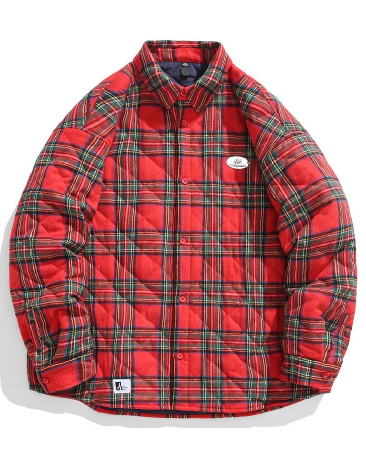 Vintage Steppjacke aus Baumwolle