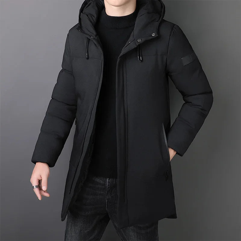 Elegante lange Jacke für Herren