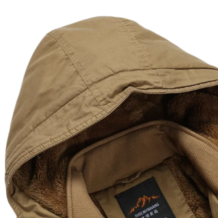 Elegante Winterjacke aus gestepptem Baumwollmaterial