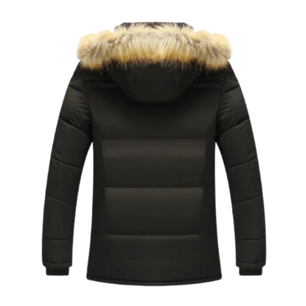 Elegante Winterjacke aus gestepptem Fleece