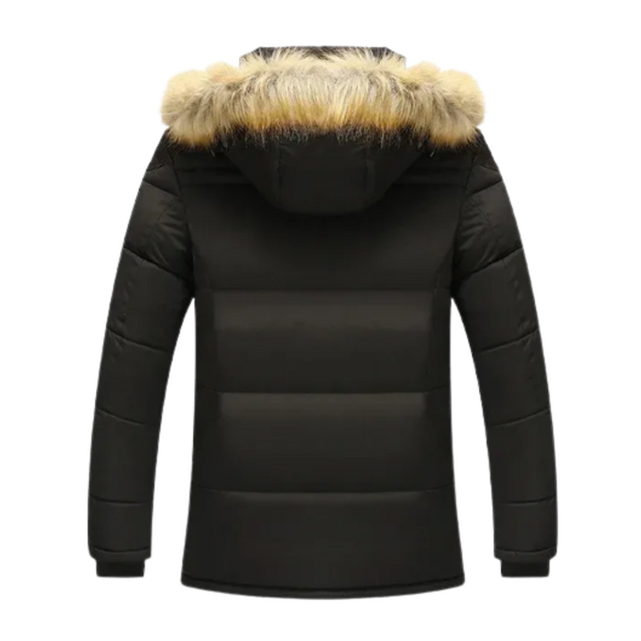 Elegante Winterjacke aus gestepptem Fleece