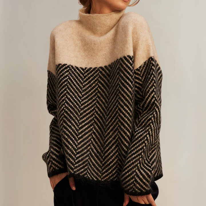 Norah | Pullover mit Rollkragen aus Baumwolle