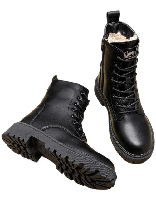 Andrea™ | Winterstiefel aus Leder