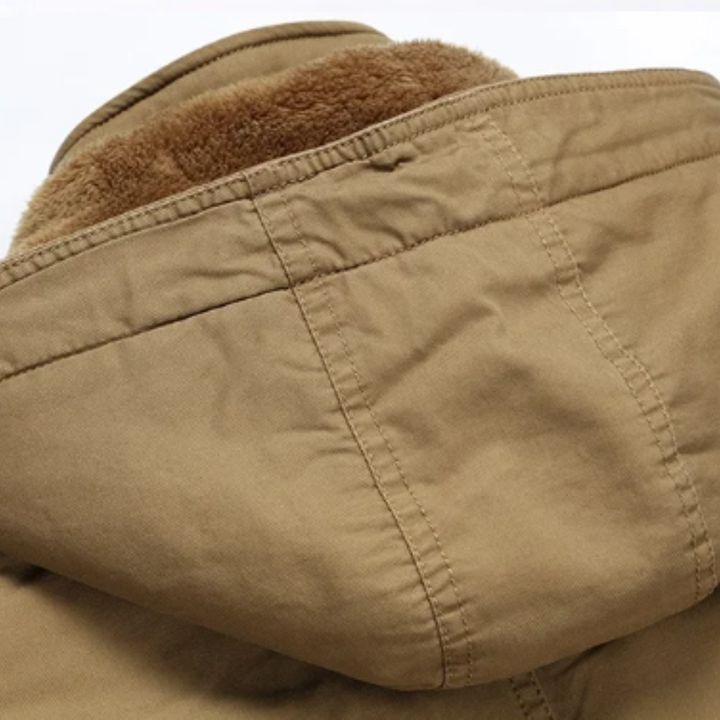 Elegante Winterjacke aus gestepptem Baumwollmaterial