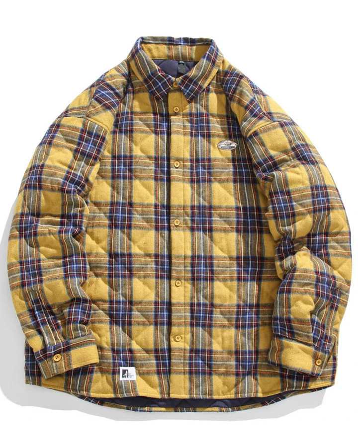 Vintage Steppjacke aus Baumwolle