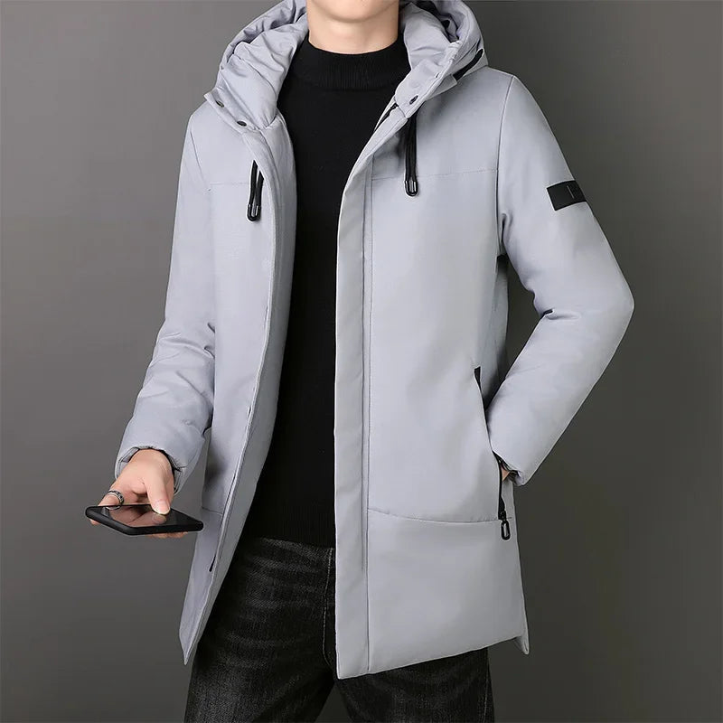 Elegante lange Jacke für Herren
