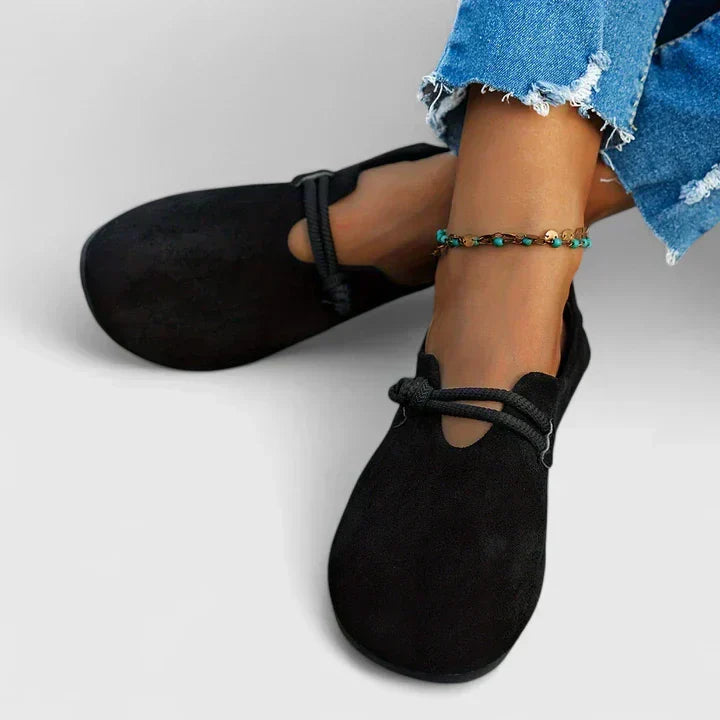 Isie | Wildleder Slip-On Ballerinas