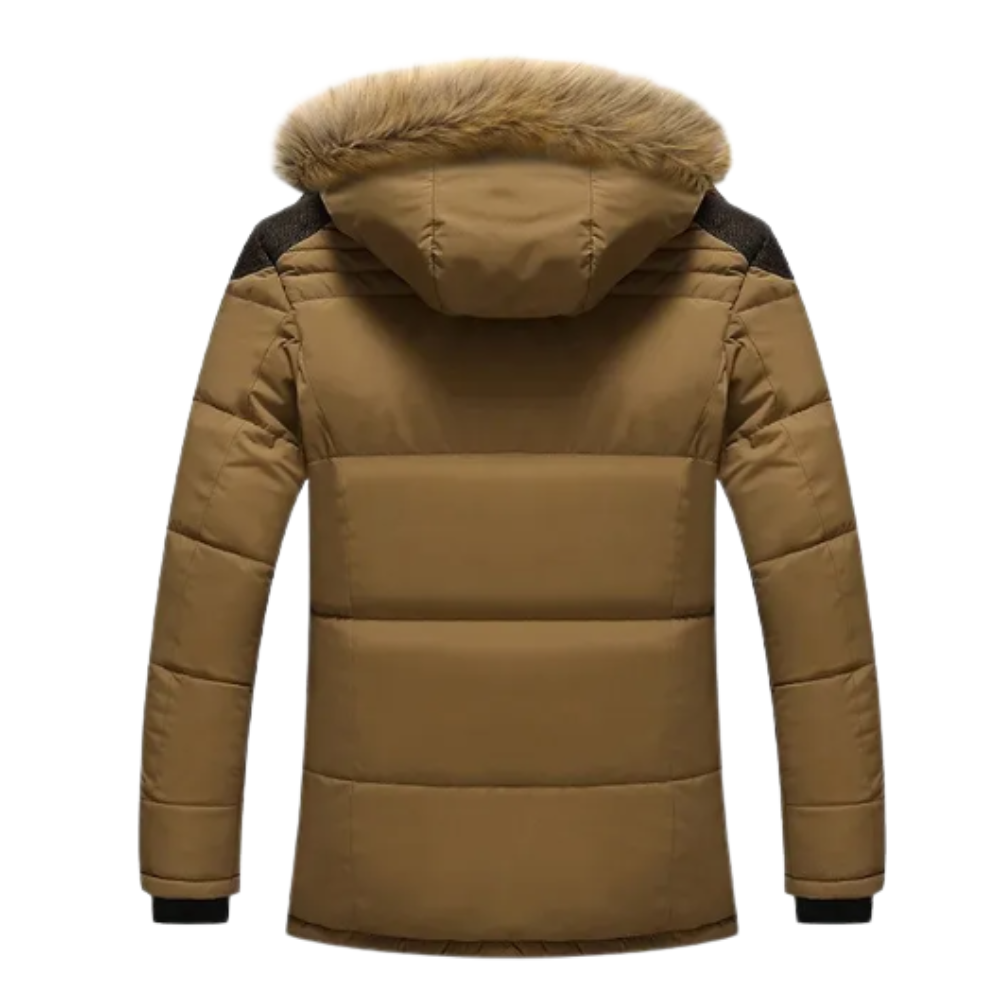 Elegante Winterjacke aus gestepptem Fleece