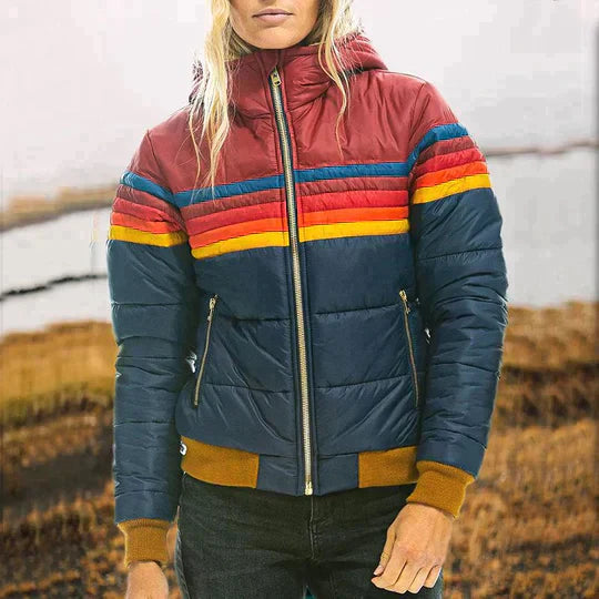 Mathilde™ - Retro-Jacke mit Kapuze