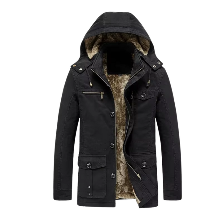 Elegante und gepolsterte Winterjacke