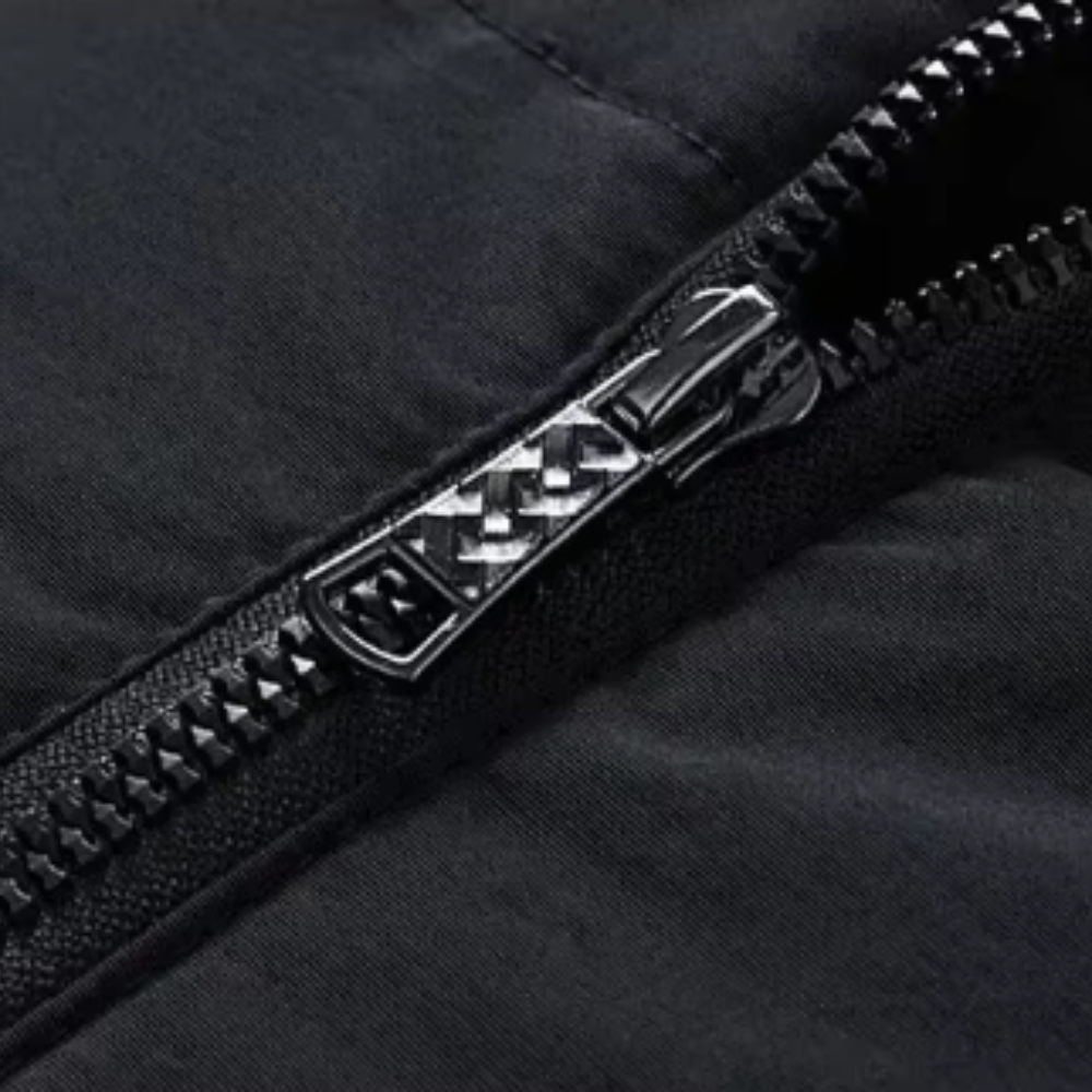 Elegante gesteppte Fleecejacke