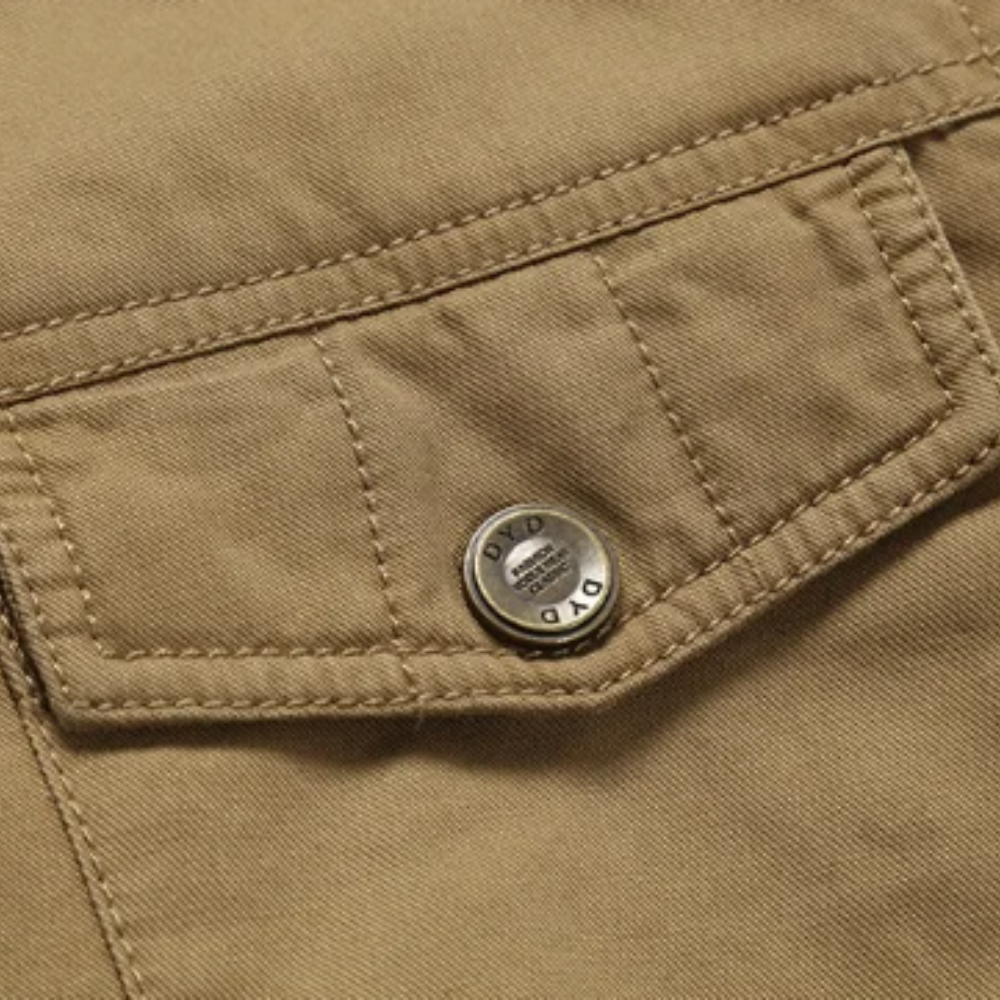 Elegante Winterjacke aus gestepptem Baumwollmaterial