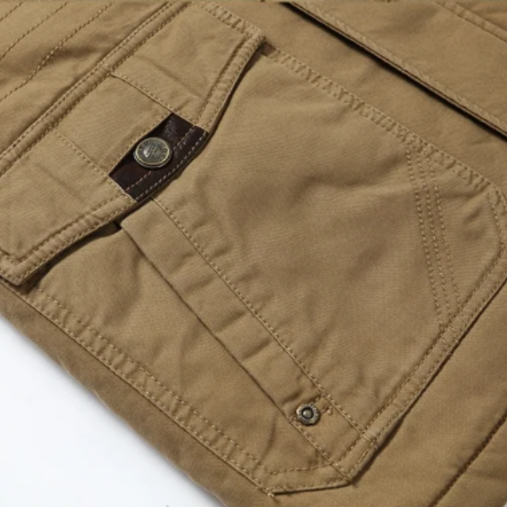 Elegante Winterjacke aus gestepptem Baumwollmaterial