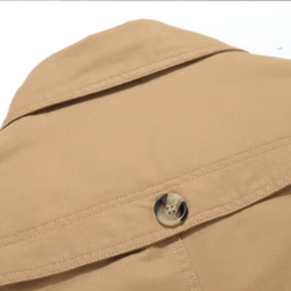 Eleganter und gepolsterter Trenchcoat