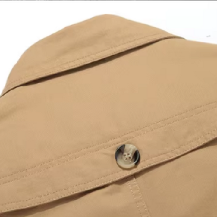 Eleganter und gepolsterter Trenchcoat