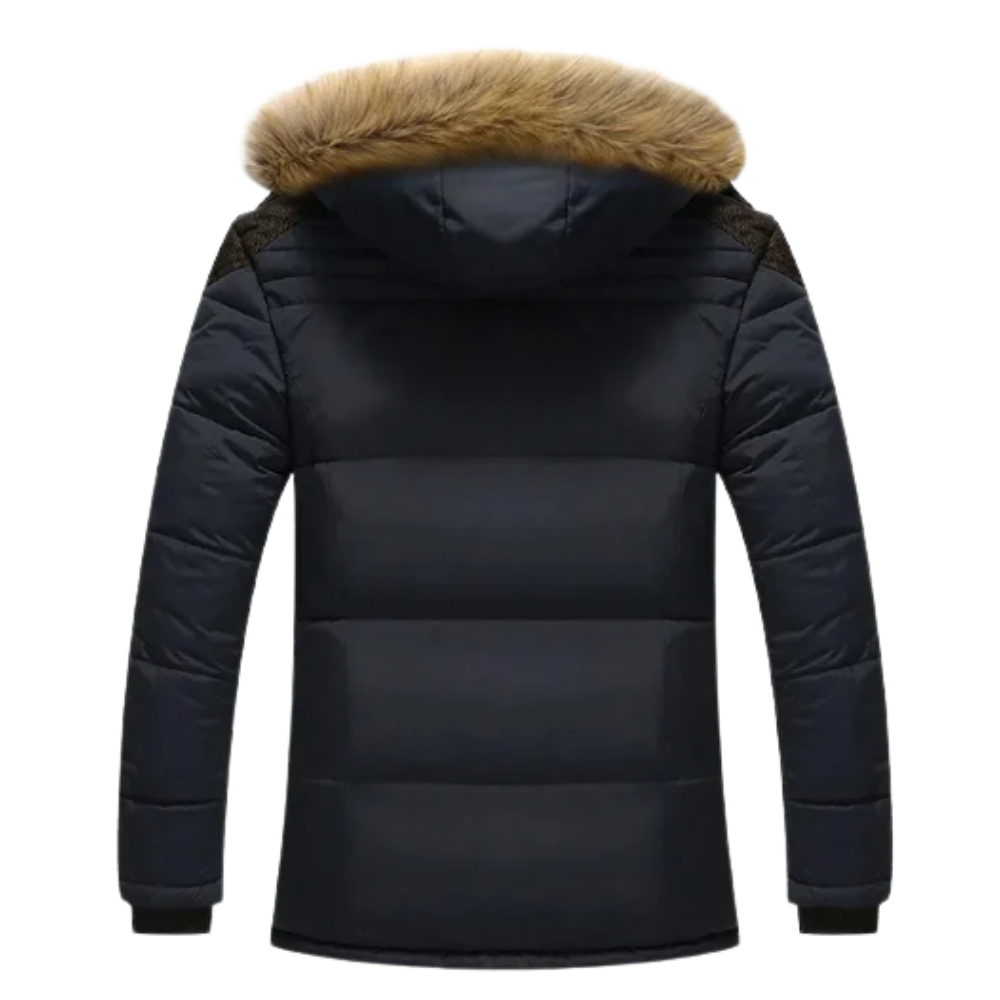 Elegante Winterjacke aus gestepptem Fleece