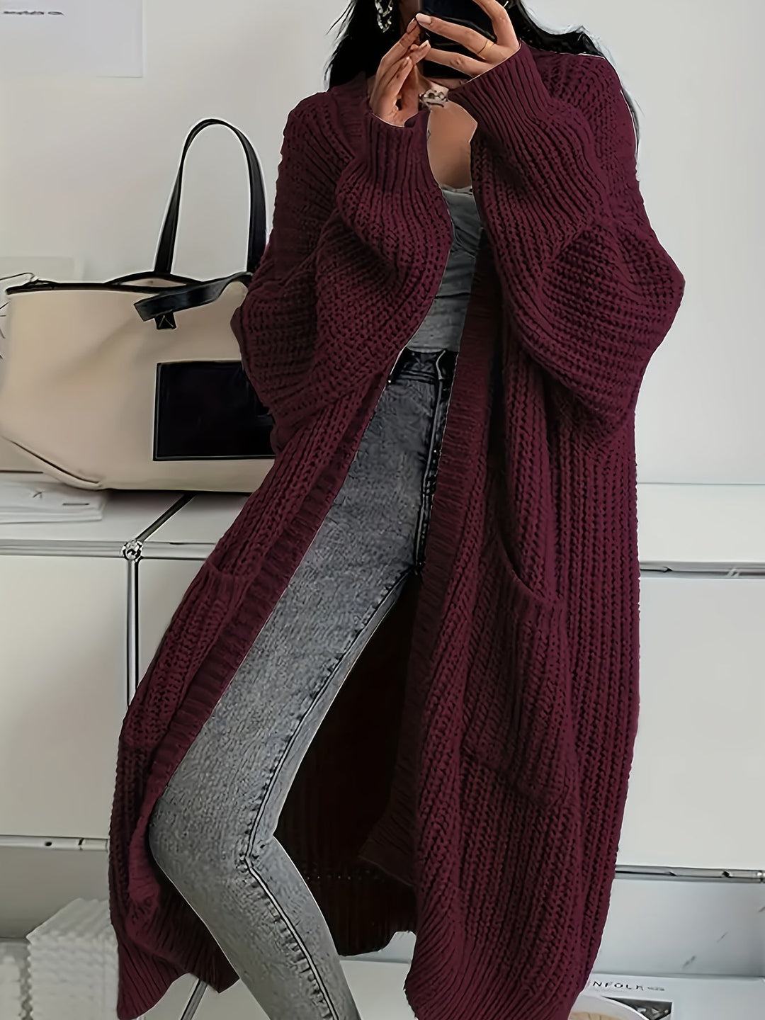 Alice | Langer Cardigan für das Vertrauen