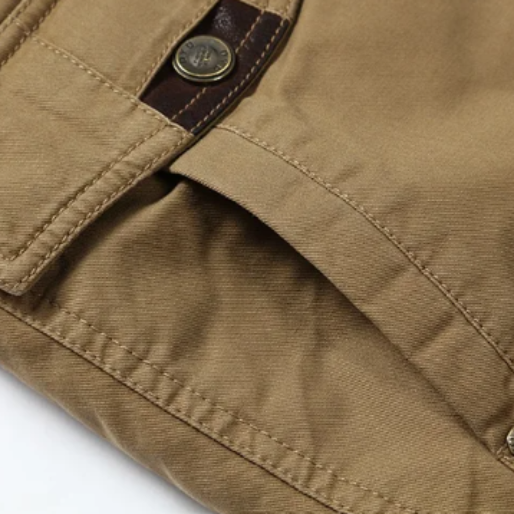 Elegante Winterjacke aus gestepptem Baumwollmaterial