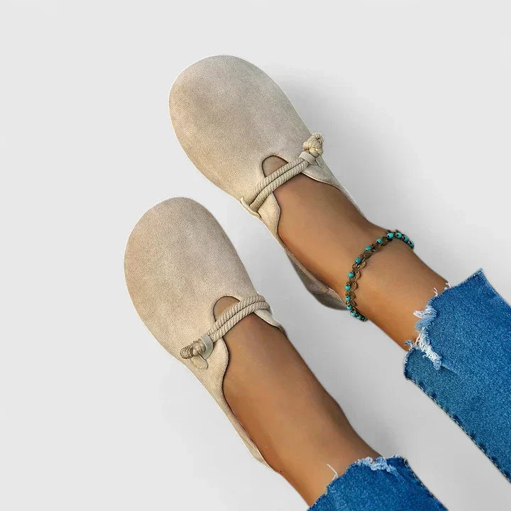 Isie | Wildleder Slip-On Ballerinas