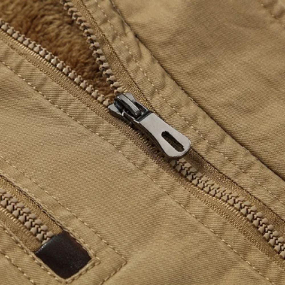 Elegante Winterjacke aus gestepptem Baumwollmaterial