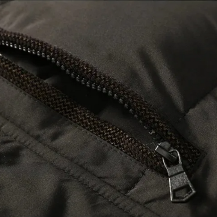 Elegante Winterjacke aus gestepptem Fleece