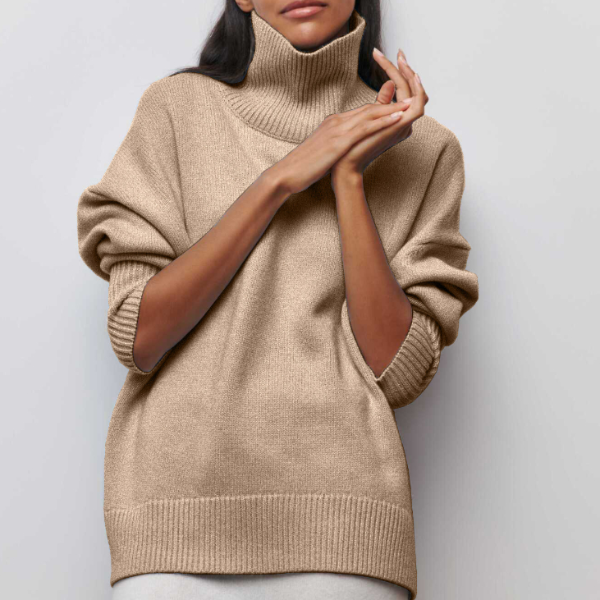 Noa | Eleganter Rollkragenpullover mit luxuriösem Design
