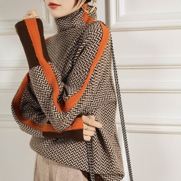 Luxus-Pullover mit Rollkragen von Eleanor