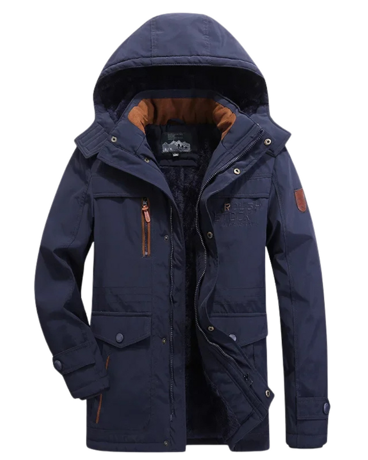 Elegante und gepolsterte Winterjacke