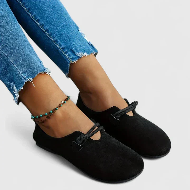 Isie | Wildleder Slip-On Ballerinas
