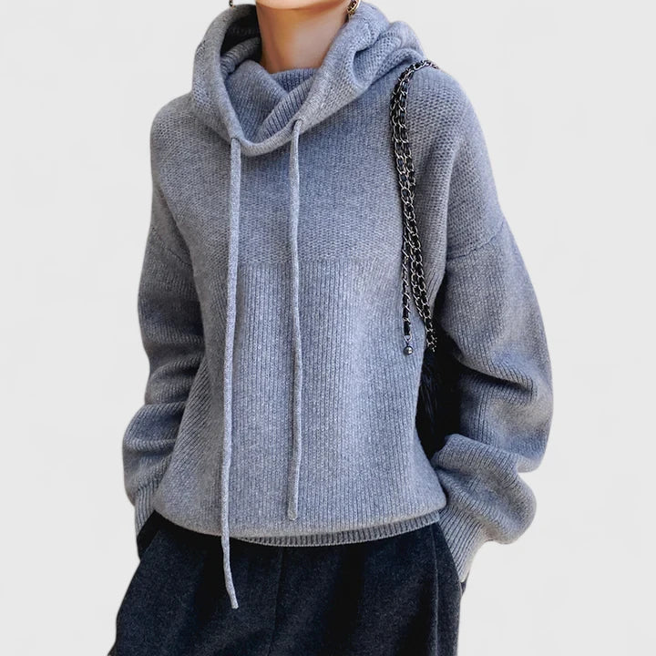 Marie | Bequemer Strick-Hoodie