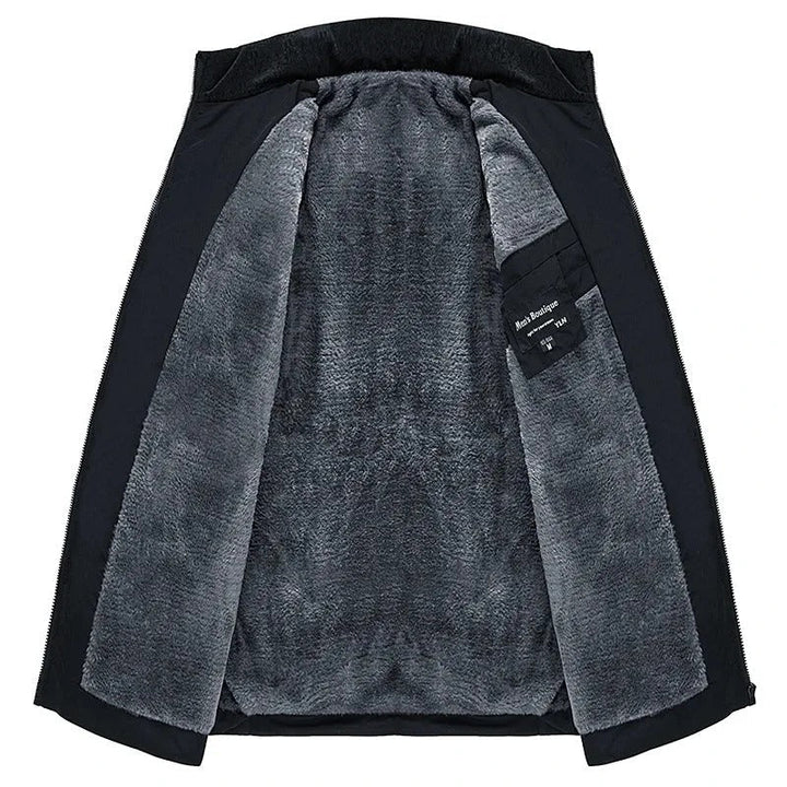 Elegante gesteppte Fleecejacke