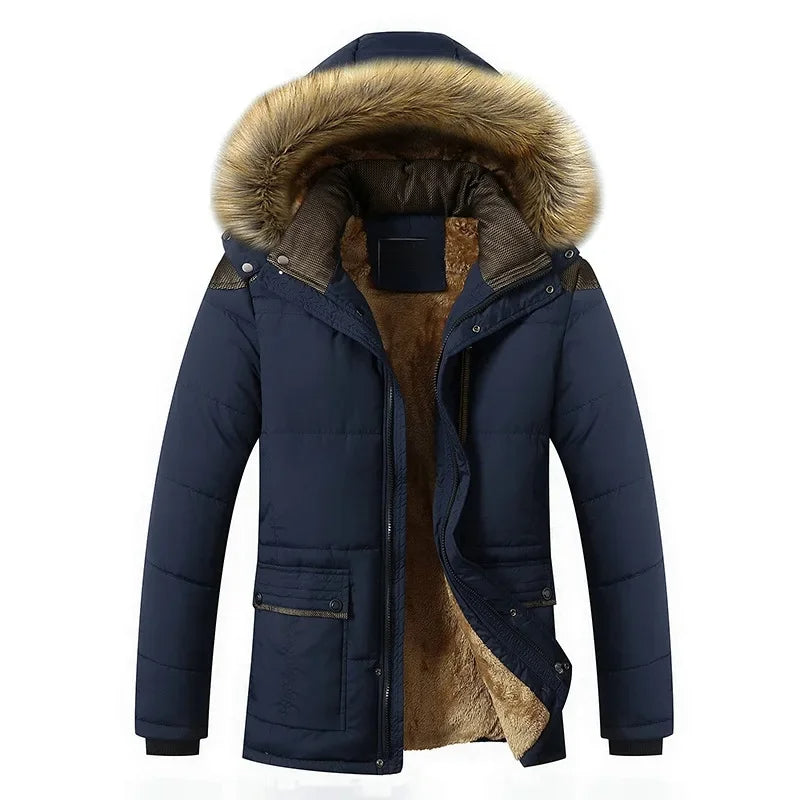 Elegante Winterjacke aus gestepptem Fleece