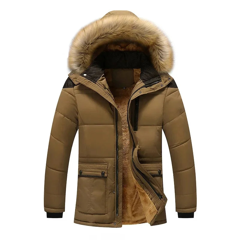 Elegante Winterjacke aus gestepptem Fleece